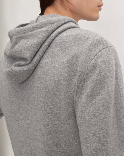The Felted Merino Hoodie | Grey
