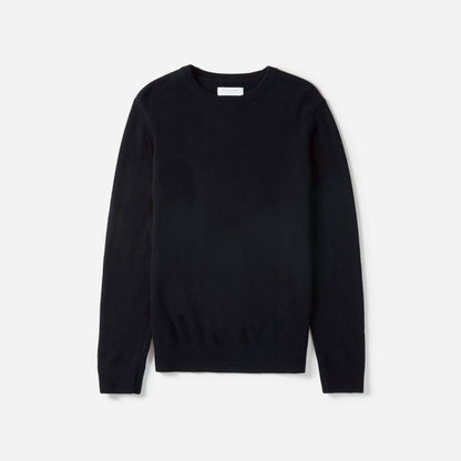 The Grade-A Cashmere Crew | Dark Navy
