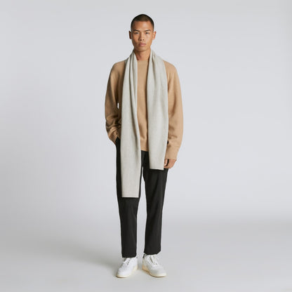 The Cashmere Scarf | Light Heather Grey