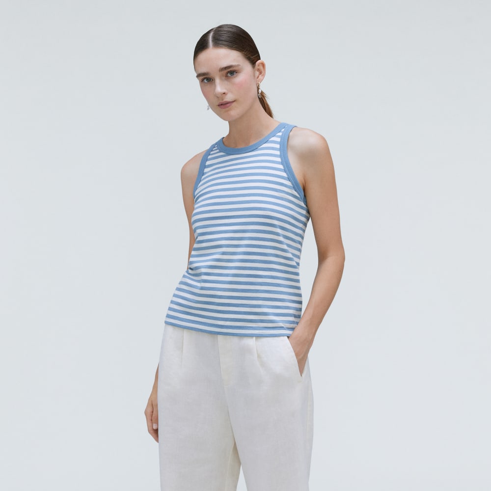 The Tank in Essential Cotton | Spring Lake / Canvas