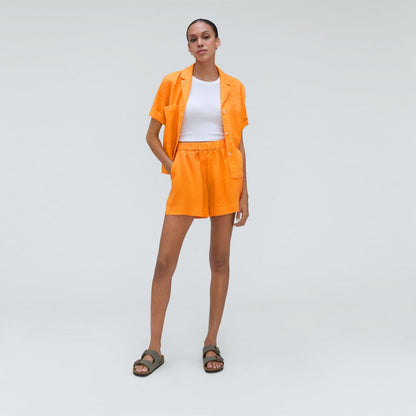 The Linen Boxer Short | Turmeric