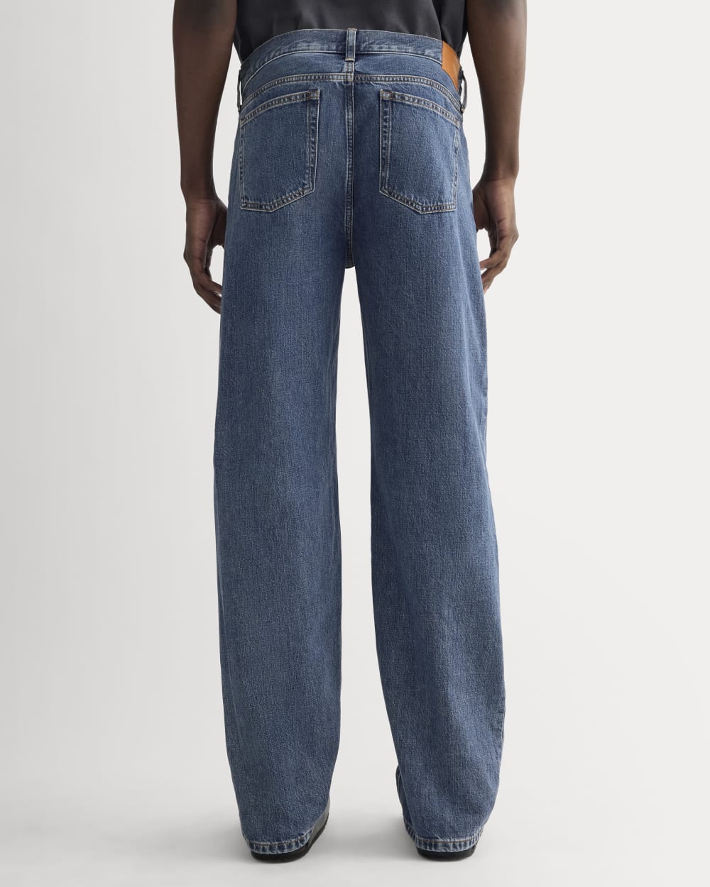 The '90s Loose Straight Jean | Medium Blue