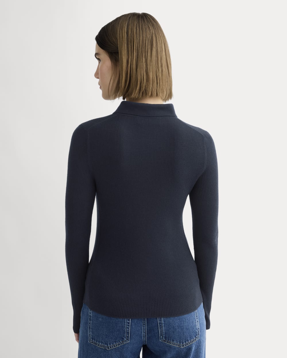 The Polo in Ultrasoft Merino | Navy
