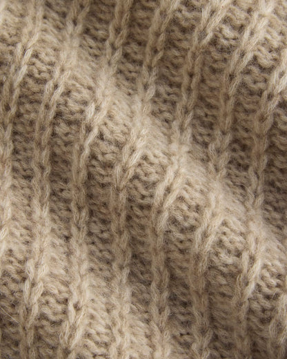 Waffle Sweater in Cloud | Heathered Oatmeal