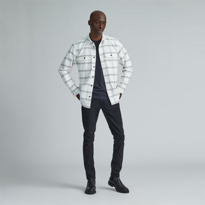 The Heavyweight Overshirt | Uniform | Moss Double Windowpane