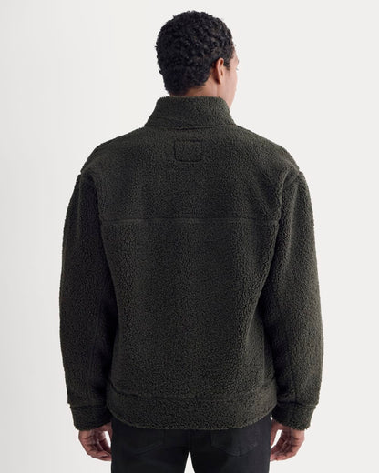 ReTrack Fleece Zip-Up | Black