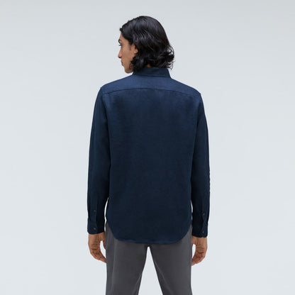 The Classic Shirt in Linen | Deep Navy