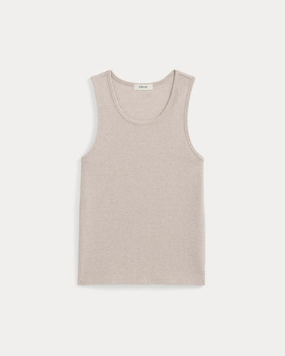 Vintage Rib Tank | Heathered Oatmeal