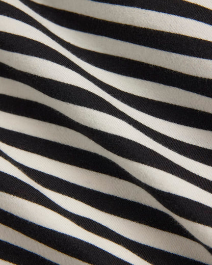 The Muscle Tee in Essential Cotton | Bone / Black
