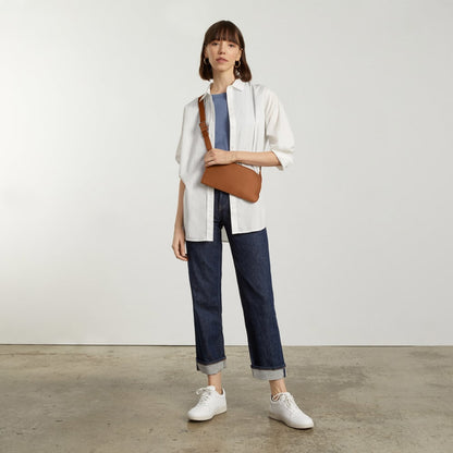 The Cactus Leather Sling Bag | Honey