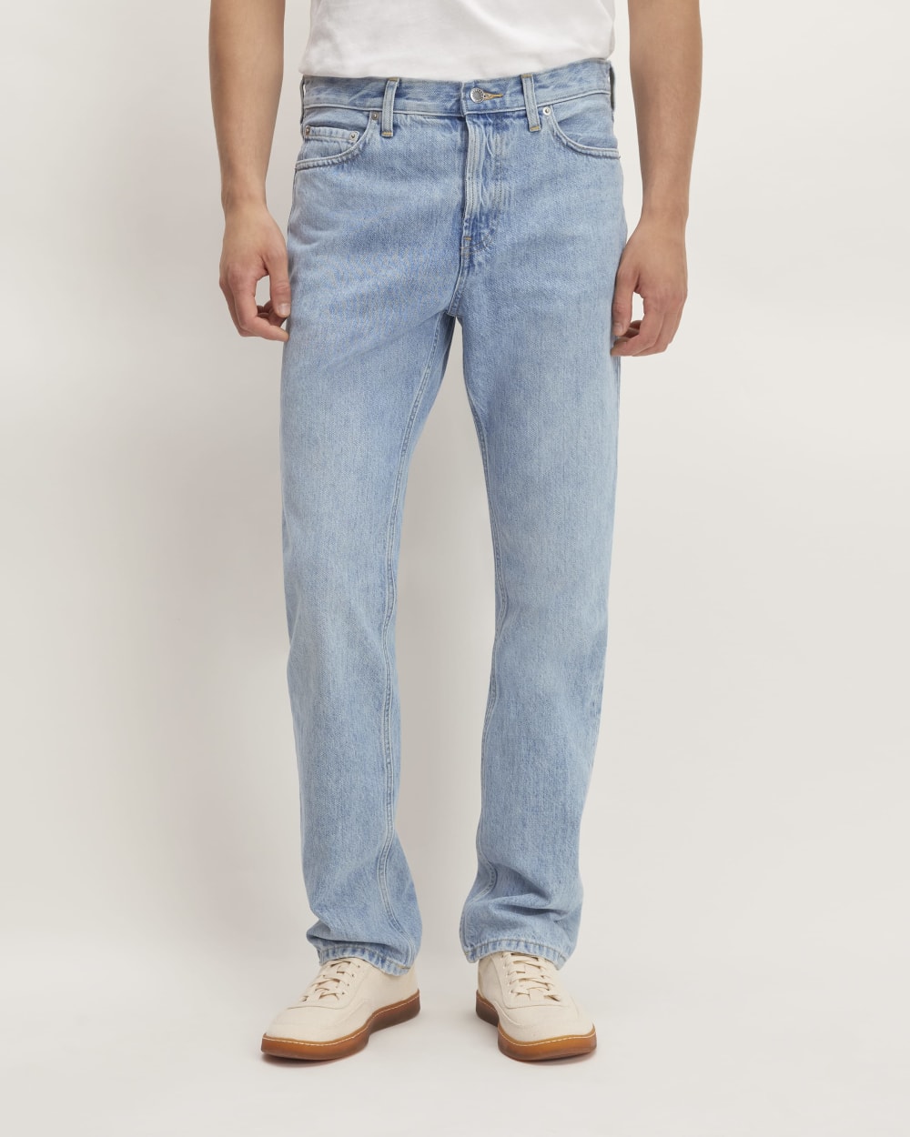 The Authentic Straight Jean | Sun Faded Blue
