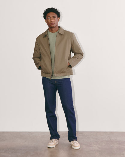 The Premium-Weight Relaxed Crew | Uniform | Heather Sage Green